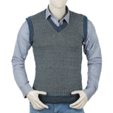 Men's Sleevless Sweater - Blue, Men's Sweater & Sweat Shirts, Chase Value, Chase Value