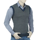 Men's Sleevless Sweater - Blue, Men's Sweater & Sweat Shirts, Chase Value, Chase Value