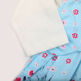 Newborn Girls Full Sleeves Suit - Blue, Newborn Girls Sets & Suits, Chase Value, Chase Value