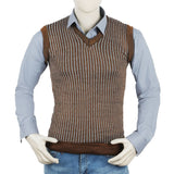 Men's Sleeveless Sweater - Brown, Men's Sweater & Sweat Shirts, Chase Value, Chase Value