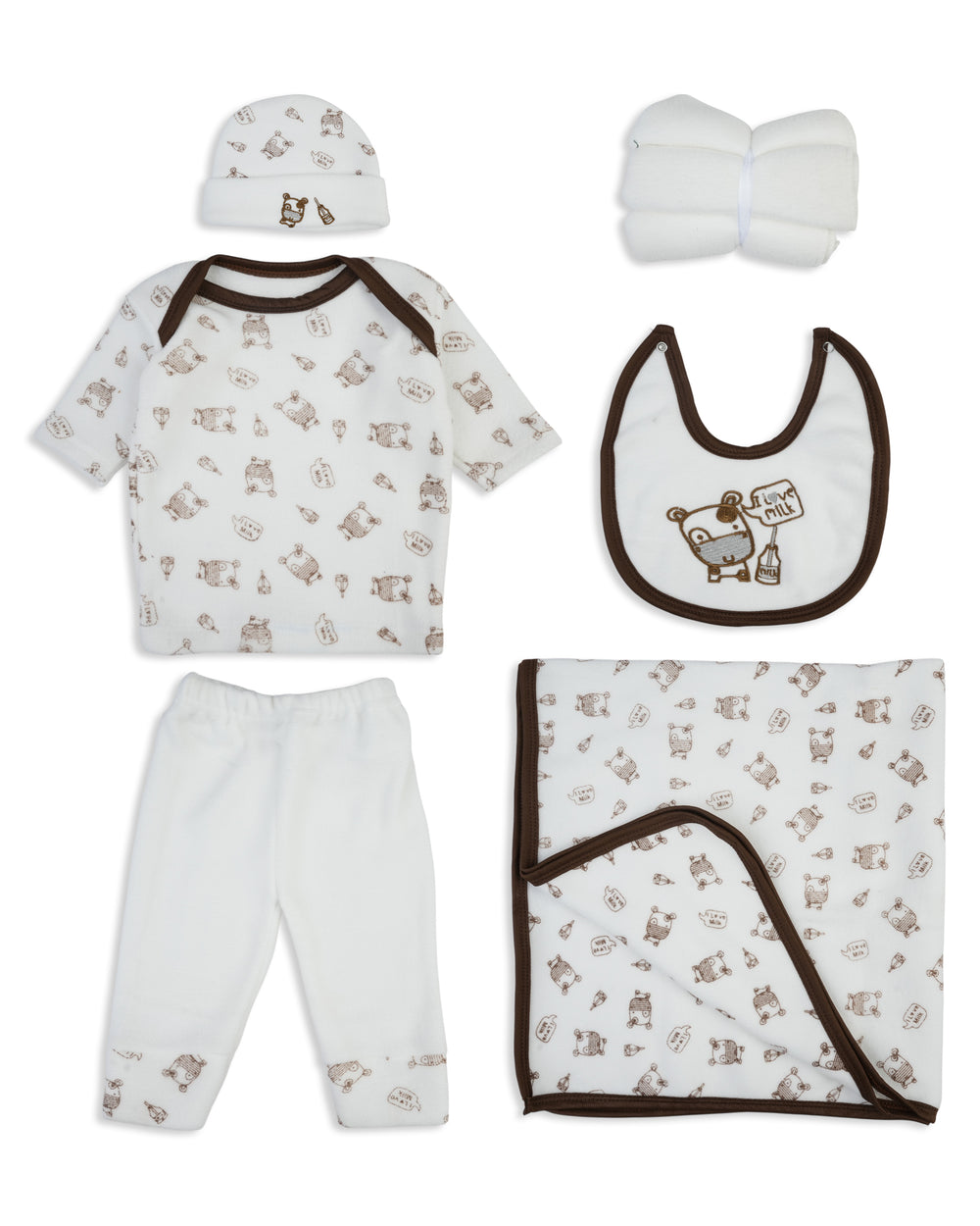 Newborn 9-Piece Hanger Set – Milk, Newborn Gift Set, Chase Value, Chase Value