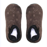 Women's Velvet Boot Socks - Brown, Women Socks Stocking & Gloves, Chase Value, Chase Value
