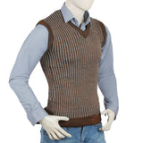 Men's Sleeveless Sweater - Brown, Men's Sweater & Sweat Shirts, Chase Value, Chase Value