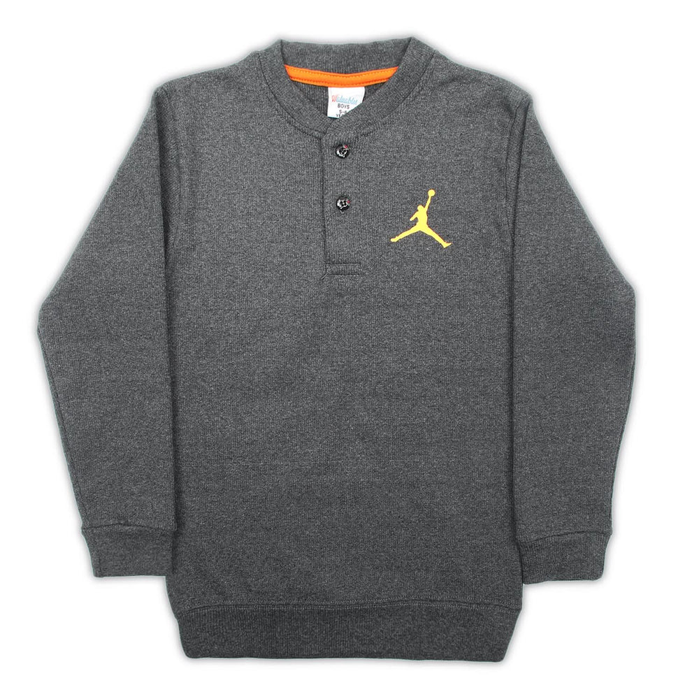 Boys Full Sleeves SweatShirt - Charcoal, Boys Hoodies & Sweat Shirts, Chase Value, Chase Value