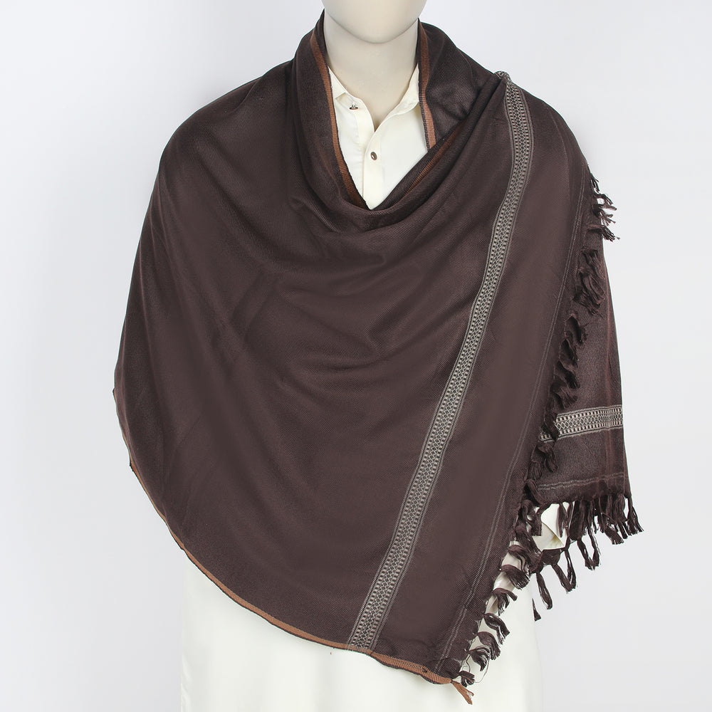 Men's Shawl - Coffee, Men's Shawls & Mufflers, Chase Value, Chase Value