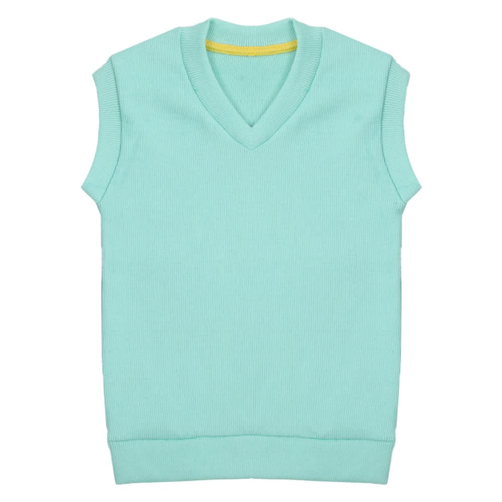 Boys Sleevesless Sweater - Cyan, Boys Sweaters, Chase Value, Chase Value