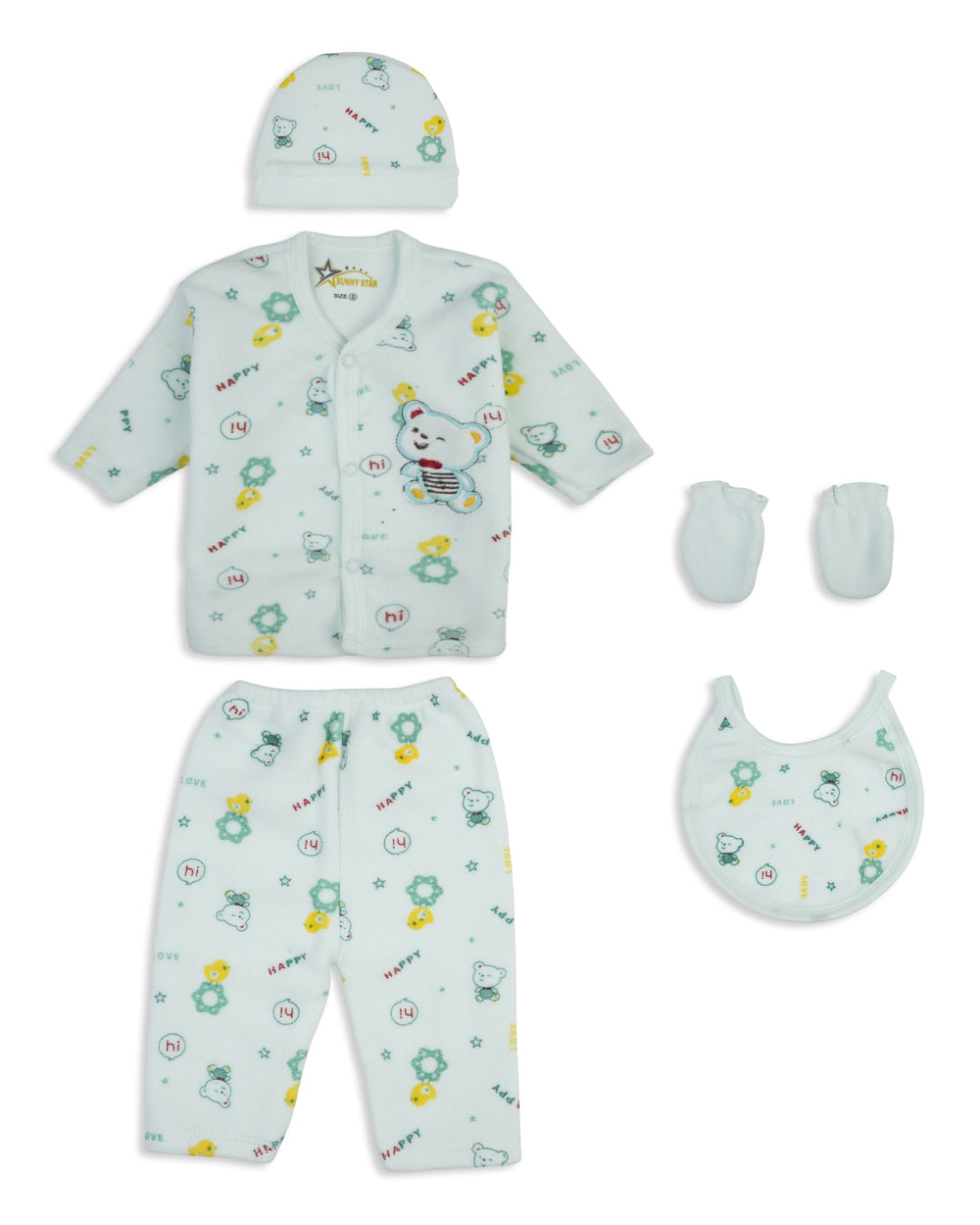 Newborn 5-Piece Set – Emb, Newborn Gift Set, Chase Value, Chase Value