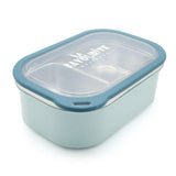 Lunch Box With Spoon - Cyan, Tiffin Boxes & Bottles, Chase Value, Chase Value