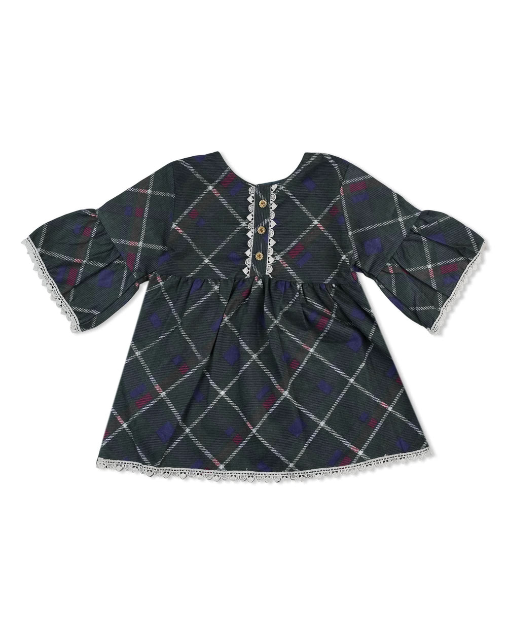 Girls Frock - Dark Green, Girls Frocks, Chase Value, Chase Value