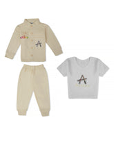 Valuables Newborn Boys 3-Piece Interlock Suit, Newborn Boys Sets & Suits, Chase Value, Chase Value