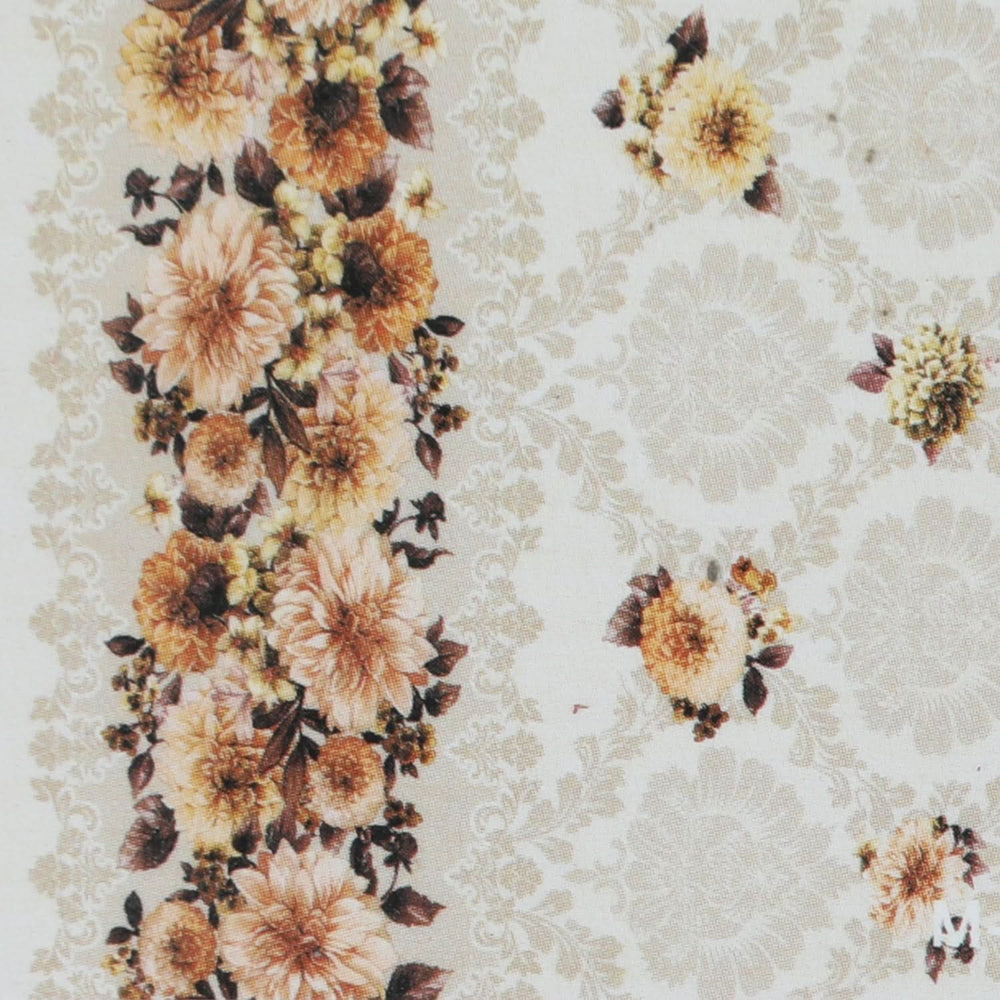 Dinning Table Cover Oval 6pcs - Fawn, Table Mat & Cover, Chase Value, Chase Value