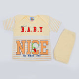 Newborn Boys Half Sleeves Suit - Fawn, Newborn Boys Sets & Suits, Chase Value, Chase Value