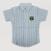 Boys Half Sleeves Causal Shirt - Green, Boys Shirts, Chase Value, Chase Value
