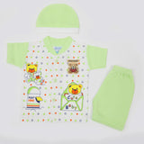 Newborn Boys Half Sleeves Suit - Green, Newborn Boys Sets & Suits, Chase Value, Chase Value
