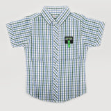 Boys Half Sleeves Causal Shirt - Green, Boys Shirts, Chase Value, Chase Value