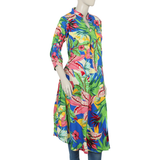 Women's Jalpari Printed Kurti - Green, Women Ready Kurtis, Chase Value, Chase Value