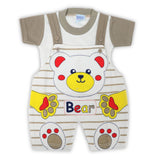 Newborn Boys Half Sleeves Romper - Grey, Newborn Boys Rompers, Chase Value, Chase Value