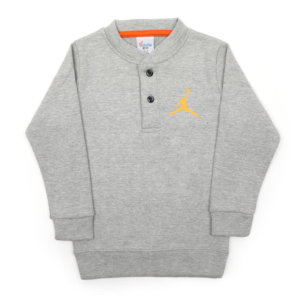 Boys Full Sleeves SweatShirt - Ash Grey, Boys Hoodies & Sweat Shirts, Chase Value, Chase Value