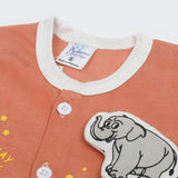 Newborn Boys Half Sleeves Suit - Light Brown, Newborn Boys Sets & Suits, Chase Value, Chase Value