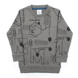 Boys Full Sleeves SweatShirt - Grey, Boys Hoodies & Sweat Shirts, Chase Value, Chase Value