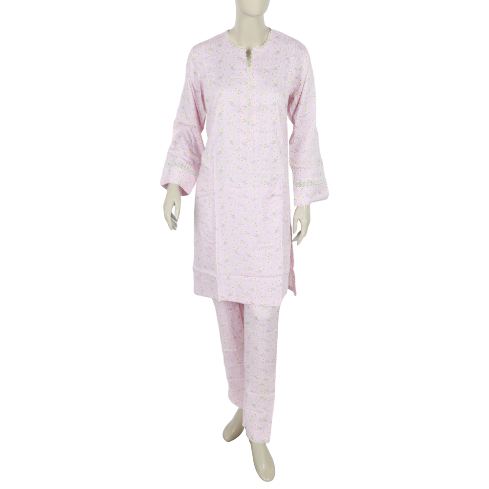 Women's Printed Co-Ord Set - Light Purple, Women Co-Ord Set, Chase Value, Chase Value