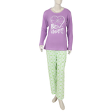 Women's Full Sleeves Night Suit - Light Purple, Women Night Suit, Chase Value, Chase Value