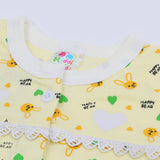 Newborn Girls Half Sleeves Suit - Lemon, Newborn Girls Sets & Suits, Chase Value, Chase Value