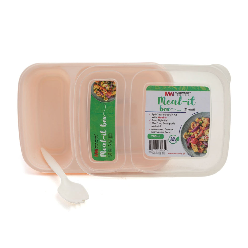 Max Ware Meal It Box Small - Light Pink, Tiffin Boxes & Bottles, Chase Value, Chase Value
