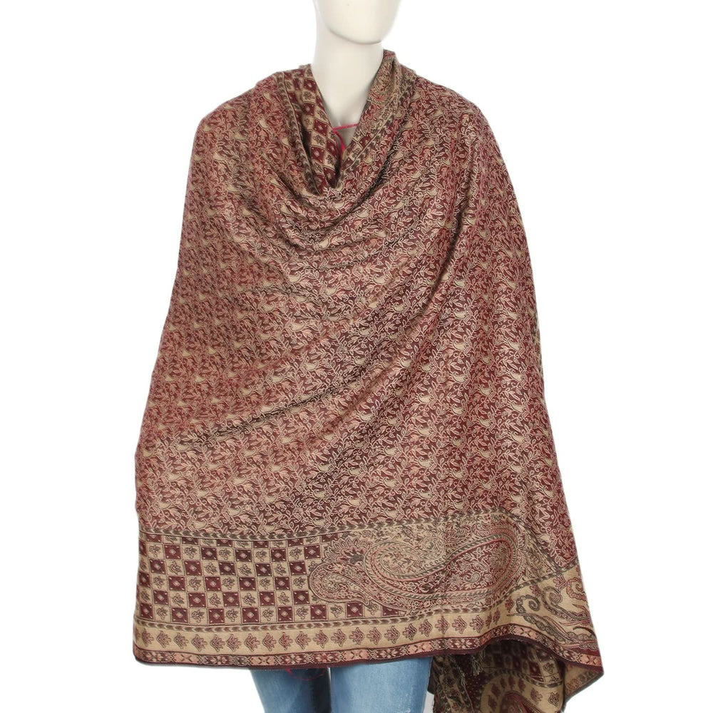 Women's Shawl - Maroon, Women Shawls & Scarves, Chase Value, Chase Value