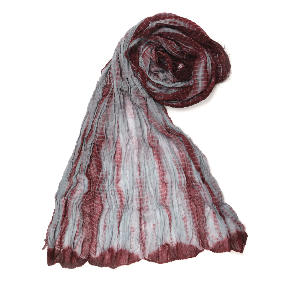 Women's Chiffon Tie & Day Dupatta - Maroon, Women Dupatta, Chase Value, Chase Value