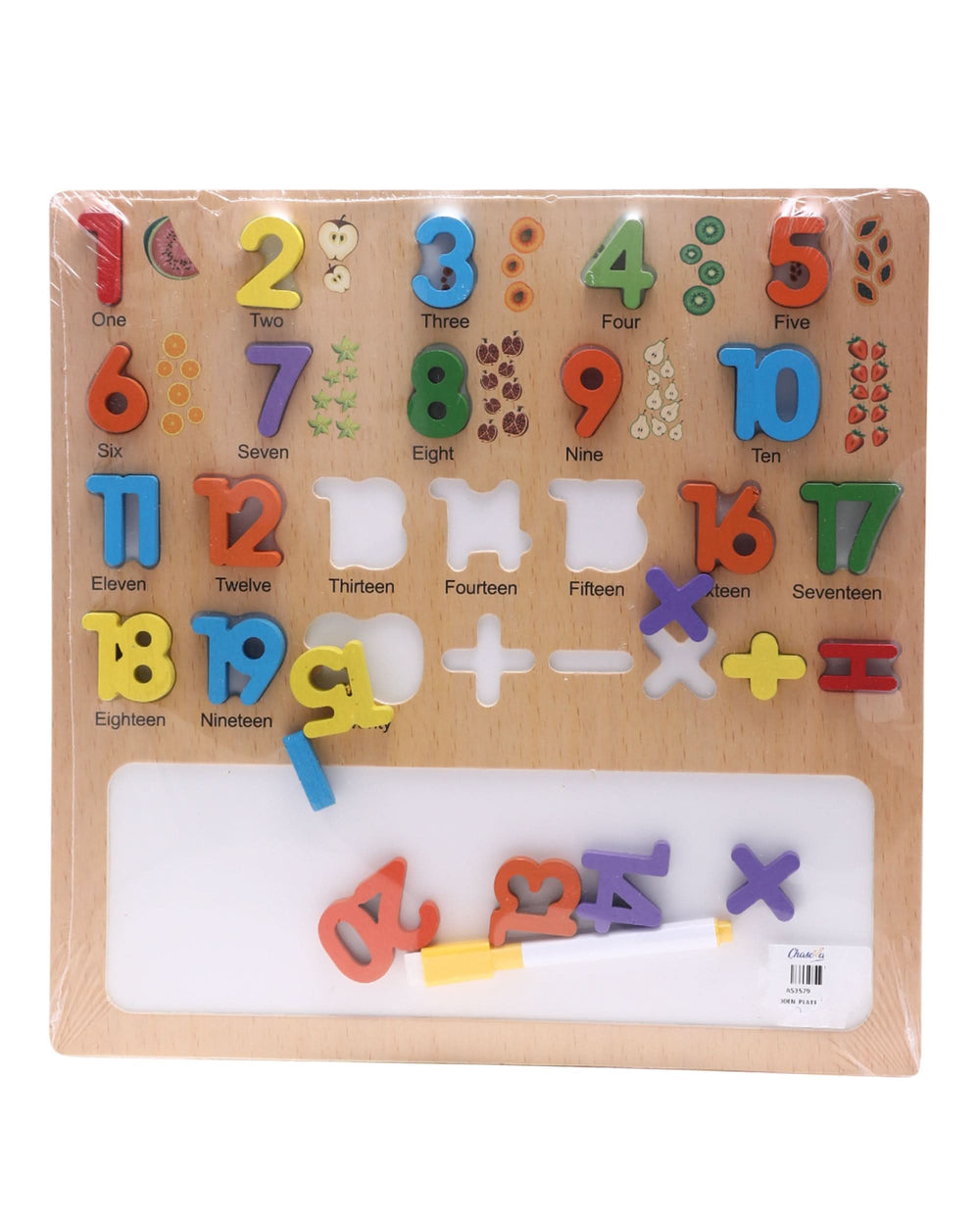 Wooden Plate With Marker, Educational Toys, Chase Value, Chase Value