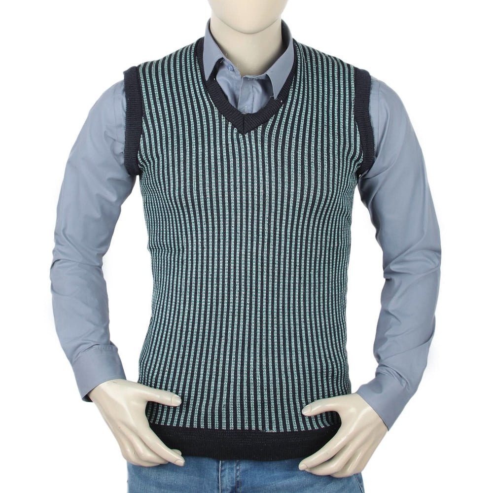 Men's Sleevless Sweater - Navy Blue, Men's Sweater & Sweat Shirts, Chase Value, Chase Value