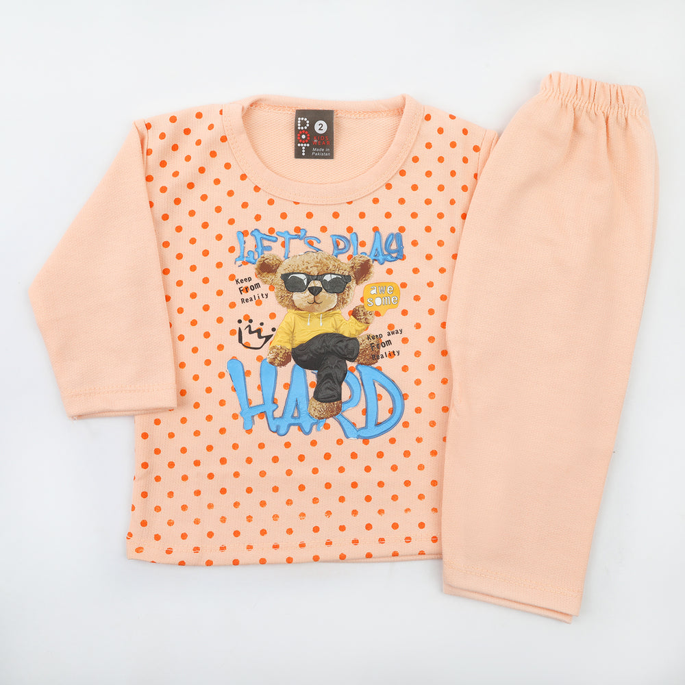 Newborn Boys Full Sleeves Suit - Peach, Newborn Boys Sets & Suits, Chase Value, Chase Value