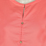 Women's Plain Kurti - Peach, Women Ready Kurtis, Chase Value, Chase Value