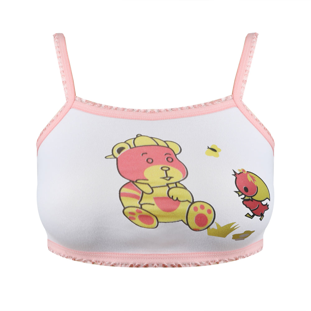 Girls Biddies - Peach, Girls Shameez Camisole & Biddies, Chase Value, Chase Value