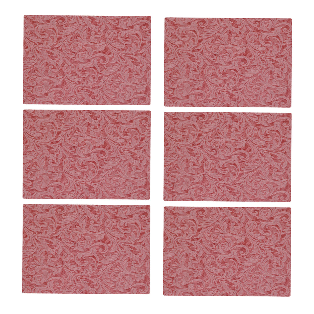 6Pcs Plastic Table Placemats 30*45Cm - Grey, Table Mat & Cover, Chase Value, Chase Value