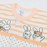 Newborn Girls Half Sleeves Suit - Peach, Newborn Girls Sets & Suits, Chase Value, Chase Value