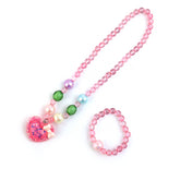 Elegant Beaded Necklace Mala For Girls - Pink, Girls Necklace & Chains, Chase Value, Chase Value