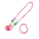 Elegant Beaded Necklace Mala For Girls - Pink, Girls Necklace & Chains, Chase Value, Chase Value