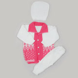 Newborn Boys Full Sleeves Suit - Pink, Newborn Boys Sets & Suits, Chase Value, Chase Value