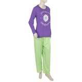 Women's Full Sleeves Night Suit - Purple, Women Night Suit, Chase Value, Chase Value