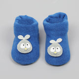 Newborn Card Booties - Royal Blue, Newborn Caps, Shoes & Socks, Chase Value, Chase Value