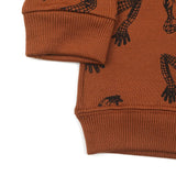 Boys Full Sleeves SweatShirt - Rust, Boys Hoodies & Sweat Shirts, Chase Value, Chase Value