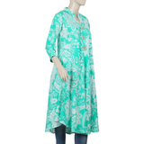 Women's Jalpari Printed Kurti - Sea Green, Women Ready Kurtis, Chase Value, Chase Value