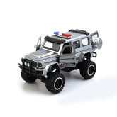 Friction Police Jeep Counter Toy - Silver, Non-Remote Control, Chase Value, Chase Value