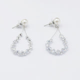 Women's Stone Earing - Silver, Women Earrings & Tops, Chase Value, Chase Value