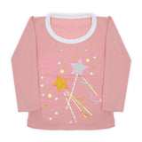 Girls Full Sleeves T-Shirt - Tea Pink, Girls T-Shirts, Chase Value, Chase Value