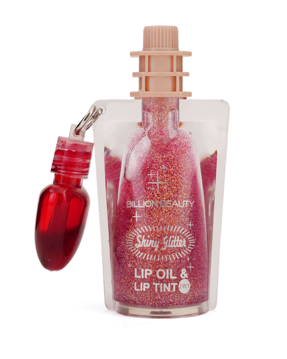 Billion Beauty Lip Oil Tint Shiny Glitter, Lip Gloss & Balm, Chase Value, Chase Value