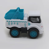 Pull Back Trash Truck Toy - White, Die-cast Model Car, Chase Value, Chase Value