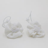 Pack of 2 White Hair Pony - White, Girls Hair Accessories, Chase Value, Chase Value